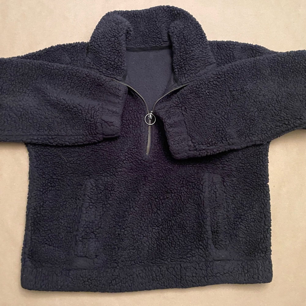 Abercrombie & Fitch Sherpa Half Zip